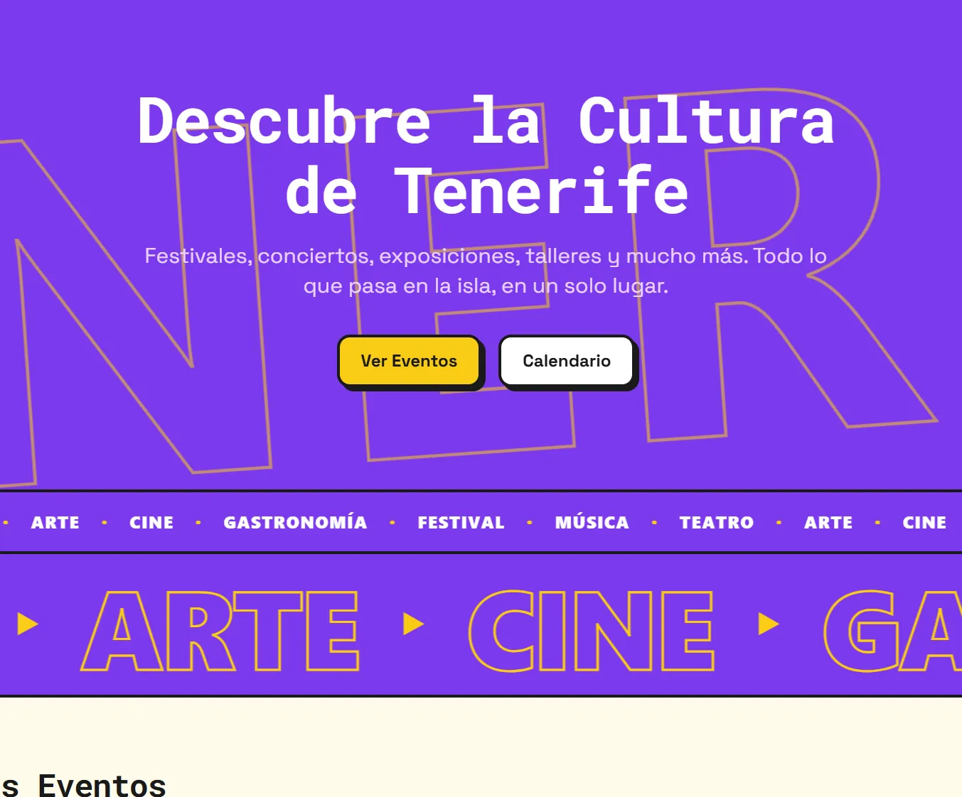 Screenshot of the MICULTURA interface